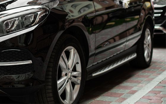 XLNC Cars professional chauffeur service vehicle