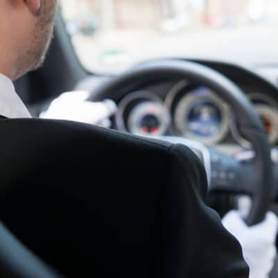 Chauffeur car booked for a private event